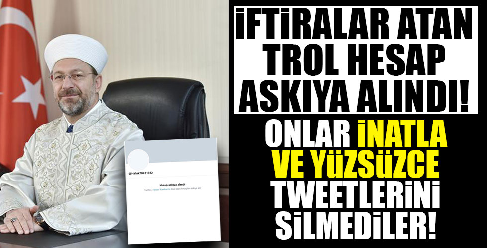 Yüzsüzlüğün böylesi! Trolün hesabı askıya alındı yine de silmediler!