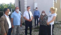Başkan Işıksu, Evi Yanan Aileleri Ziyaret Etti