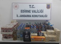 Edirne'de Kaçak Alkol Ve Sigara Operasyonu
