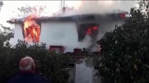 Ankara'da Gecekondu Yangınına Vatandaşlar Bahçe Hortumuyla Müdahale Etti