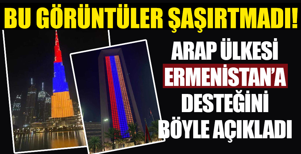 Arap ülkesi Ermenistan'a desteğini böyle açıkladı