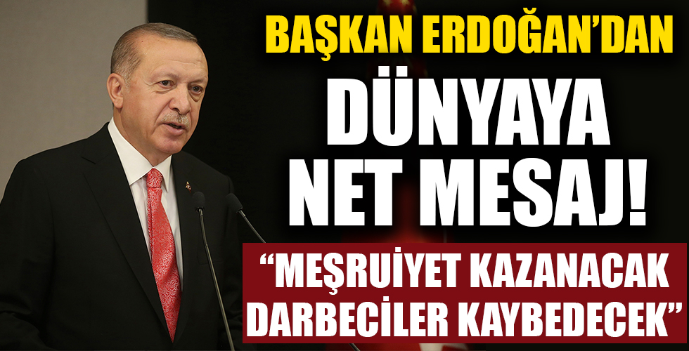 Başkan Erdoğan: Libya’da meşruiyet kazanacak, darbeciler kaybedecektir