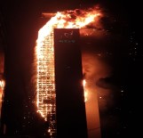 Güney Kore'de 33 Katlı Gökdelende Yangın