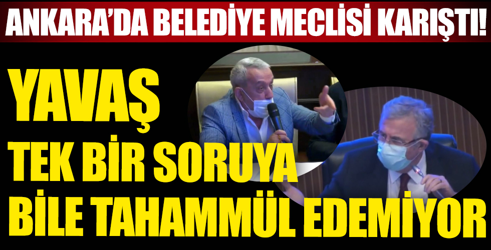 Mansur Yavaş ile AK Partili meclis üyesi tartıştı!