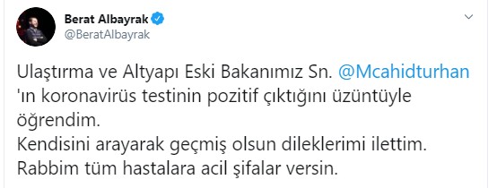 O bakan koronavirüse yakalandı!