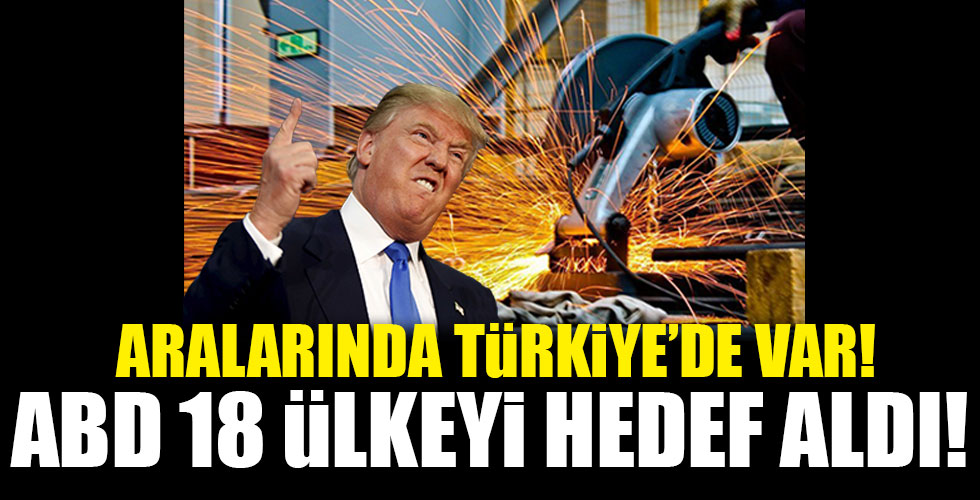 ABD 18 ülkeye savaş açtı!