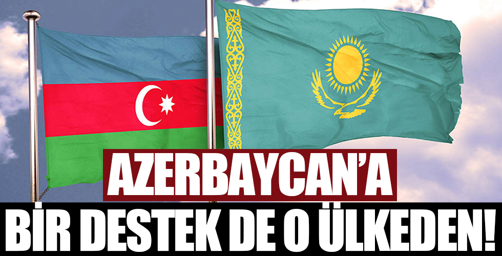 Azerbaycan'a bir destek de o ülkeden!