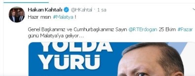 Cumhurbaşkanı Erdoğan 25 Ekim'de Malatya'da