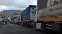 ERMENISTAN - Ermeniler rahat durmuyor! Türk tırlarını taşlıyorlar...