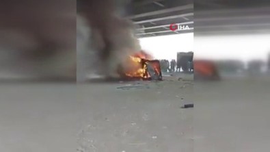 Mısır'da Minibüs Alev Topuna Döndü Açıklaması 5 Ölü, 7 Yaralı