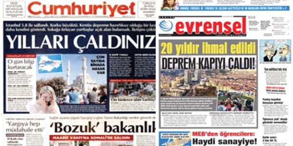 AK Partili il olunca ‘yönetemediniz’ CHP’li il olunca ‘doğal afet’