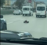 Oyuncak Arabasıyla Trafiği Tehlikeye Düşüren Sürücüye Ağır Ceza