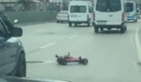 Oyuncak Yarış Arabası Bursa Caddelerini Birbirine Kattı
