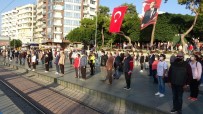 Antalya'da Sosyal Mesafeli 10 Kasım Töreni