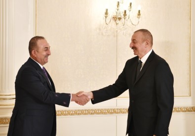 Azerbaycan Cumhurbaşkanı Aliyev, Bakan Çavuşoğlu, Akar Ve MİT Başkanı Fidan'ı Kabul Etti
