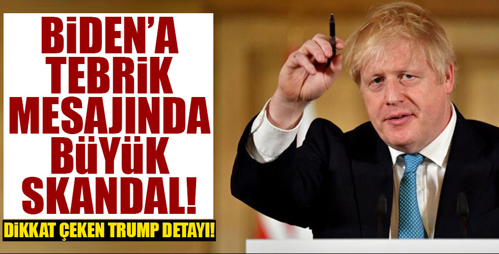 İngilizler'in Biden'a tebrik mesajında dikkat çeken detaylar!