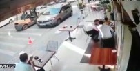 Kağıthane'de Forkliftin 9 Yaşındaki Kıza Çarpma Anı Kamerada