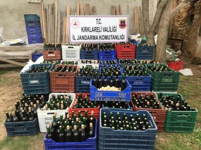 Kırklareli'de 1 Buçuk Ton Sahte Şarap Ele Geçirildi