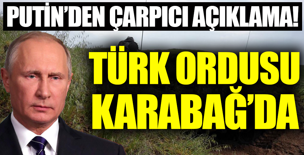 Putin'den çarpıcı açıklama!