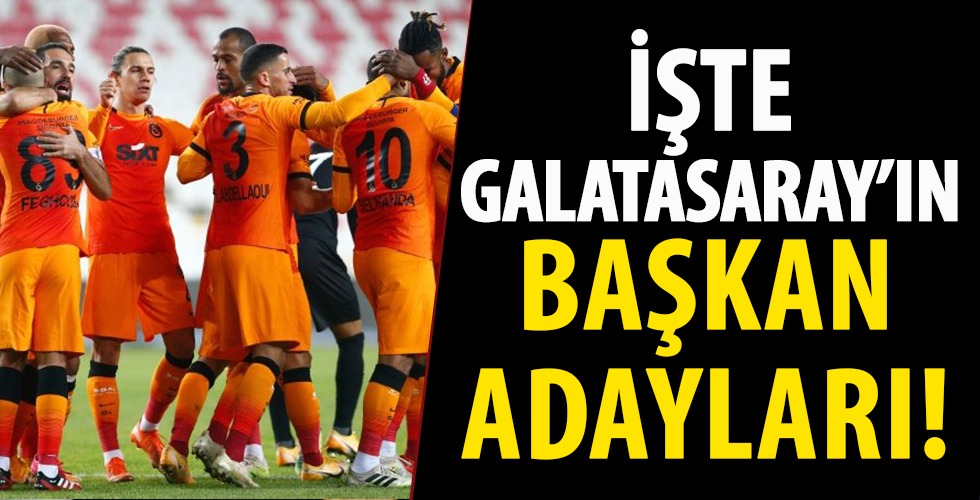 Galatasaray'da iki isim başkanlığa adaylığını koydu