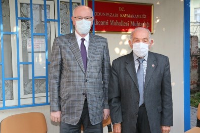 Başkan Kurt'tan Muhtar Mandal'a 45'İnci Yıl Kutlaması