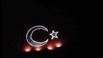 Çal Dağlarındaki Türk Bayrağı Azerbaycan İçin Geceyi Aydınlattı Haberi