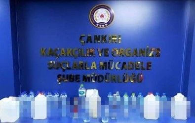 Çankırı'da 19.5 Kilogram Kaçak Alkol Ele Geçirildi