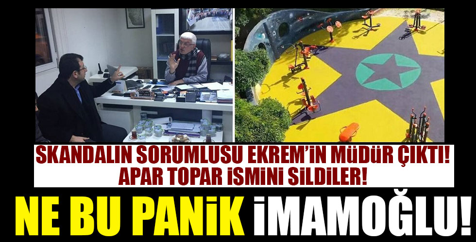 Park skandalının sorumlusu Ekrem'in müdürü çıktı!