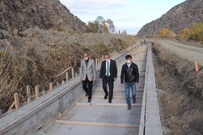 Tosya'da Beton Sulama Kanalı Yapımına Başlandı