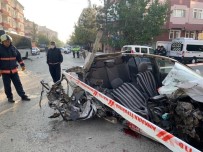 Başkent'te Otobüse Çarpan Araç Sürücüsü Ağır Yaralandı