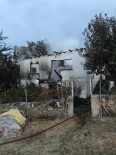 Kızılcahamam'da Çıkan Yangında Bir Ev Tamamen Yandı Haberi