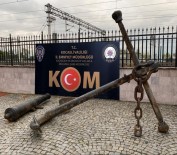 Osmanlı Dönemi'nden Kalma Gemi Çapası Ve Savaş Topu Hurdacıdan Çıktı