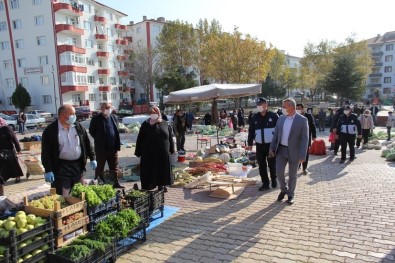 Sungurlu'da Zabıta Ekipleri Korona Virüs Denetimi Yaptı