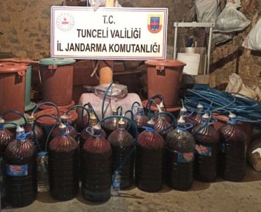 Tunceli'de 500 Litre Sahte İçki Ele Geçirildi