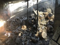 Bingöl'de Odunluk Yangını Haberi