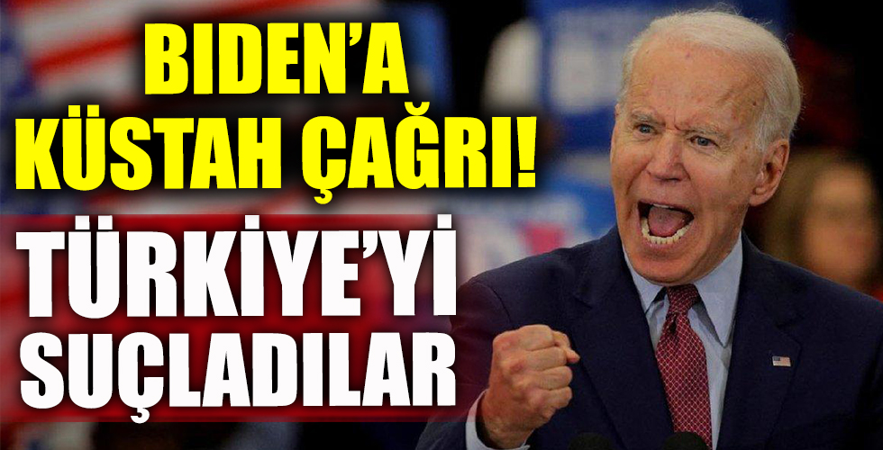 Joe Biden'a küstah Türkiye çağrısı!