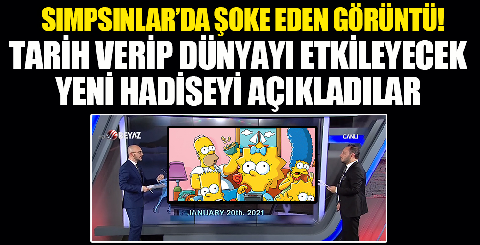 Simpsonlar’da şoke eden görüntü!