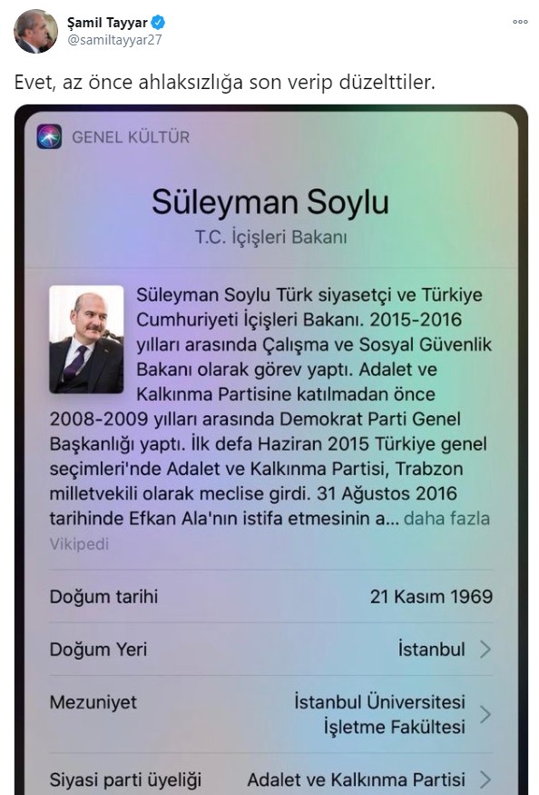 O uygulamada Süleyman Soylu skandalı!