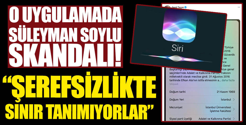 O uygulamada Süleyman Soylu skandalı!