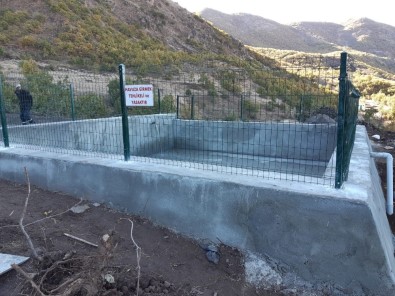 Tunceli'de Sulama Havuzu Ve Hat Yapım Projesi Tamamlandı