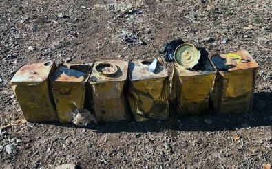 El Bab'da 25 Kilo El Yapımı Patlayıcı Ele Geçirildi