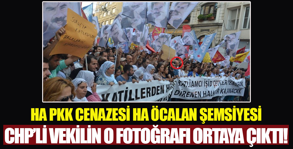 Elma dersek çık, armut dersek çıkma Mahmut! Ha PKK cenazesi, ha Öcalan şemsiyesi