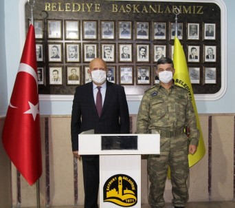 Garnizon Komutanı Tunoğlu'ndan Başkan Pekmezci'ye Ziyaret