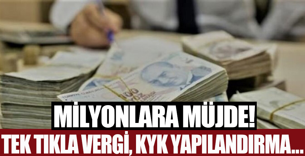 Vergi dairesine gitmeden tek tıkla borç yapılandırma!