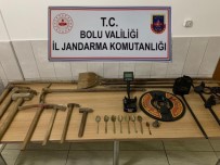 Bolu'da Kaçak Kazı Operasyonu Açıklaması 5 Gözaltı