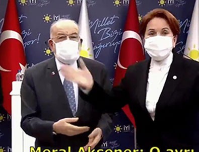 Karamollaoğlu Akşener'i ele verdi!