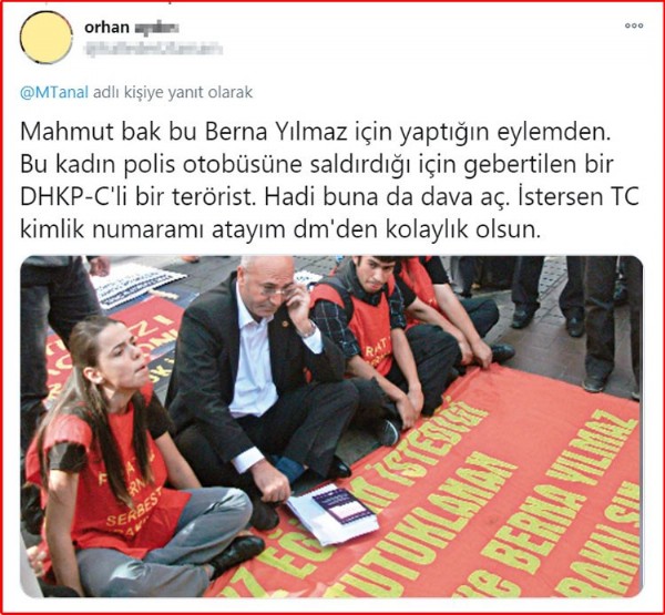 Mahmut Tanal’a hodri meydan! “TC numaramı atayım sana kolaylık olsun”
