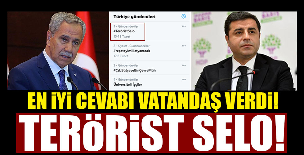 Arınç'a en güzel cevabı vatandaş verdi!