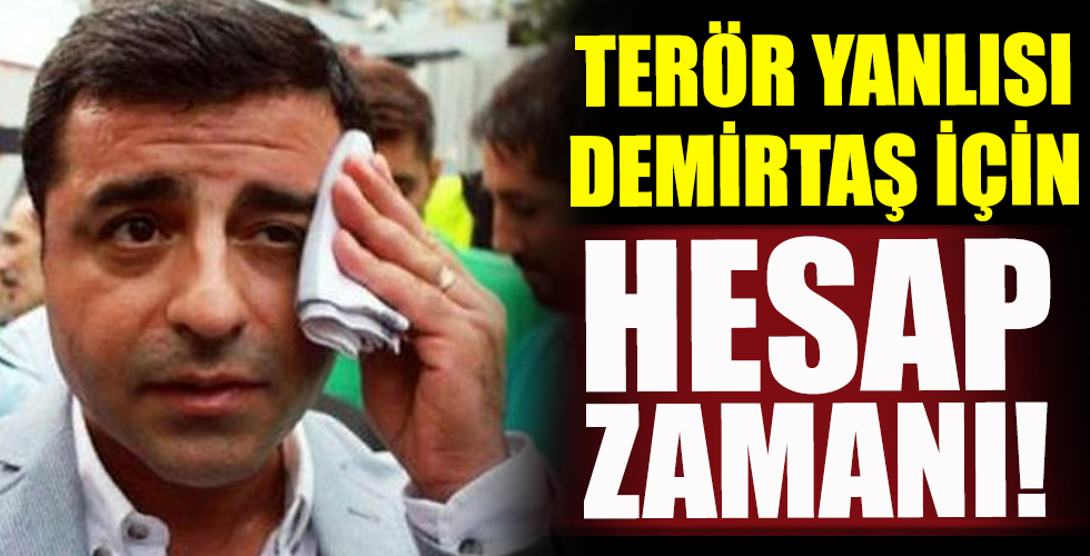 Başsavcıyı tehdit eden terör destekçisi HDP'li Demirtaş'ın yargılanmasına başlandı!