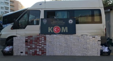 Batman'da 8 Bin 170 Paket Kaçak Sigara Ele Geçirildi